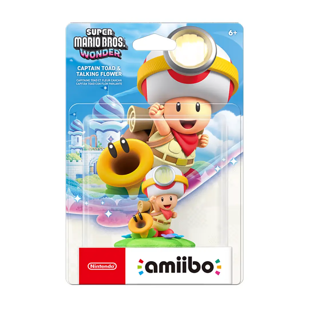 amiibo Captain Toad & Talking Flower (Super Mario Bros. Wonder)