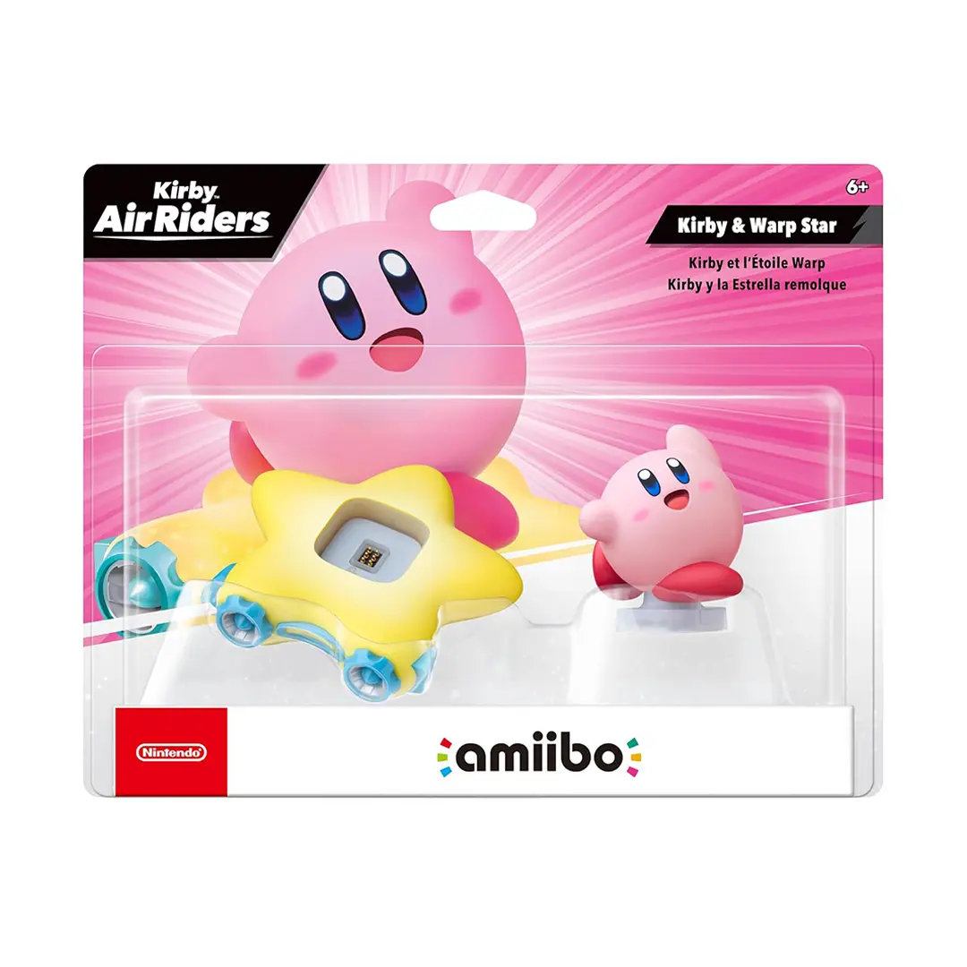 amiibo Kirby Air Riders - Kirby & Warp Star