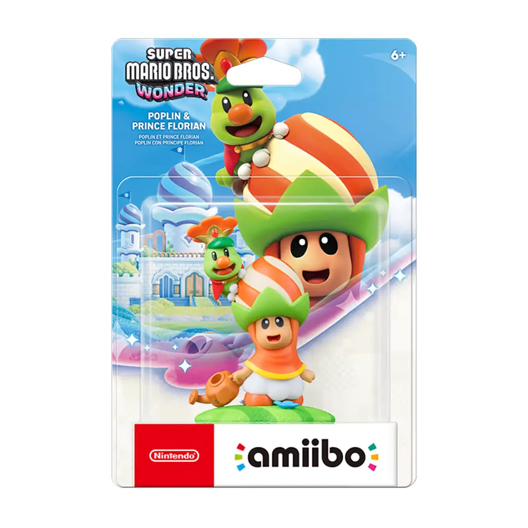 amiibo Poplin & Prince Florian (Super Mario Bros. Wonder)