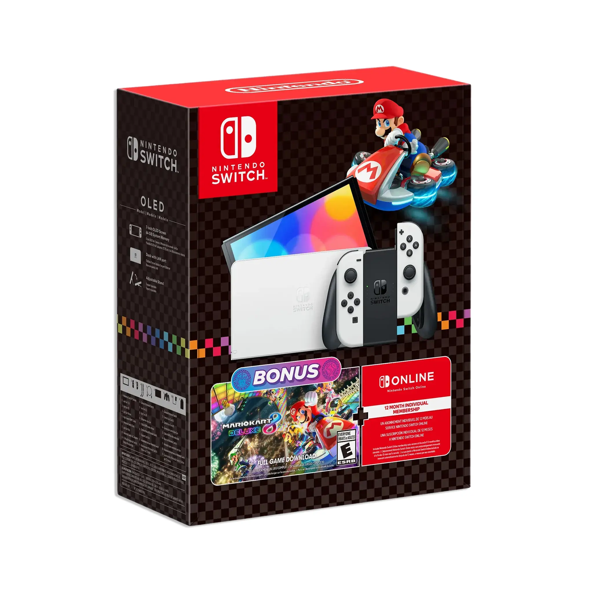 Nintendo Switch OLED Mario Kart 8 Deluxe Set