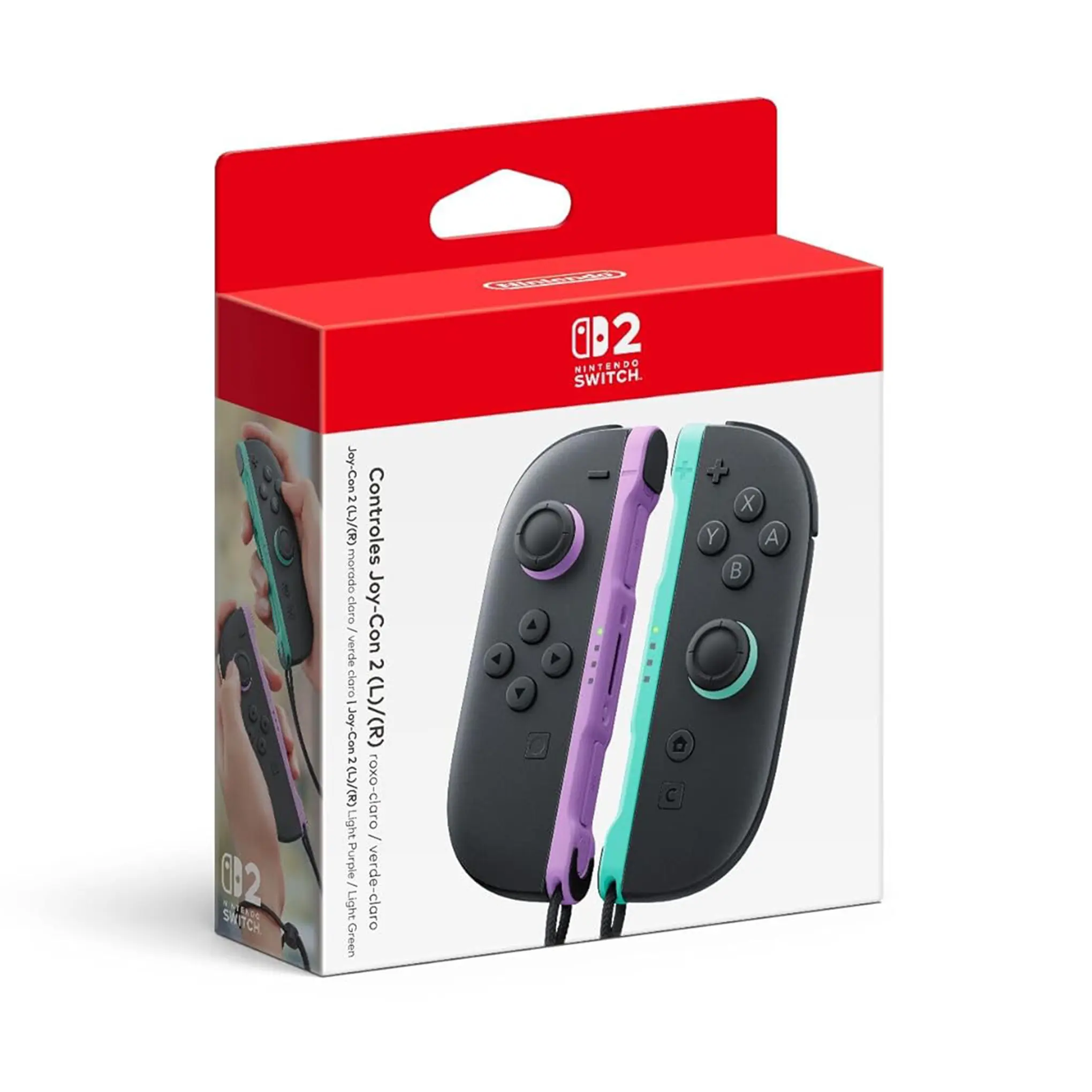 Nintendo Switch 2 Joy-Con (L/R) — Purple / Mint