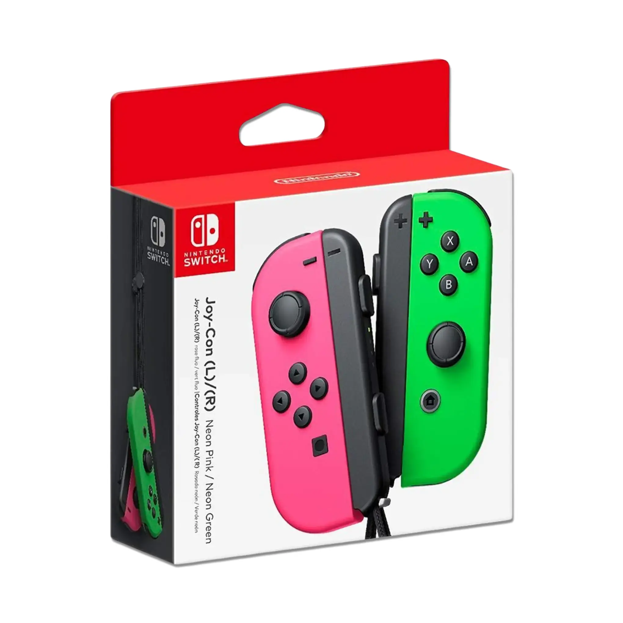 Nintendo Joy-Con (LR) Wireless Controllers Neon Pink Neon Green