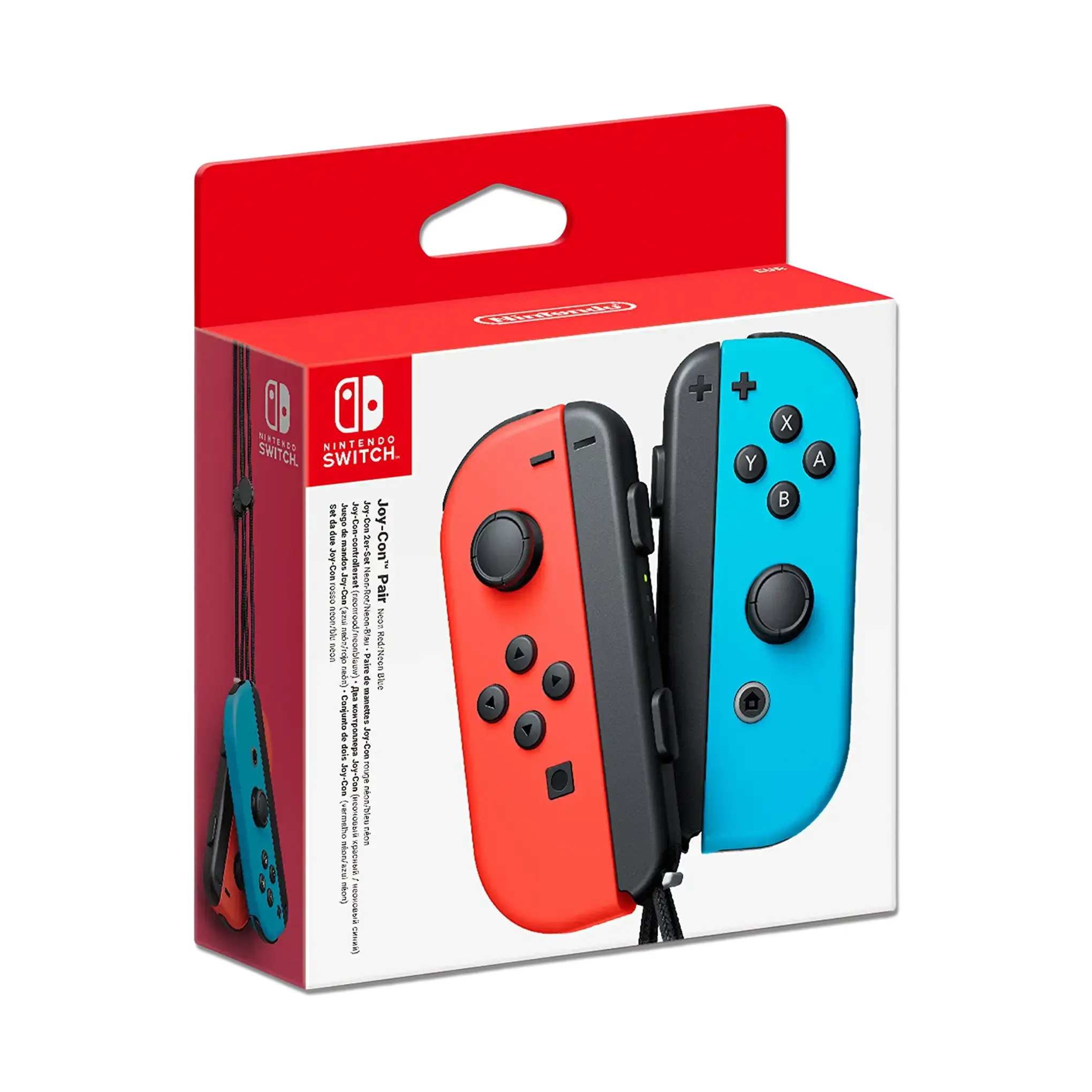 Nintendo Joy-Con (LR) Wireless Controllers Neon Red-Neon Blue