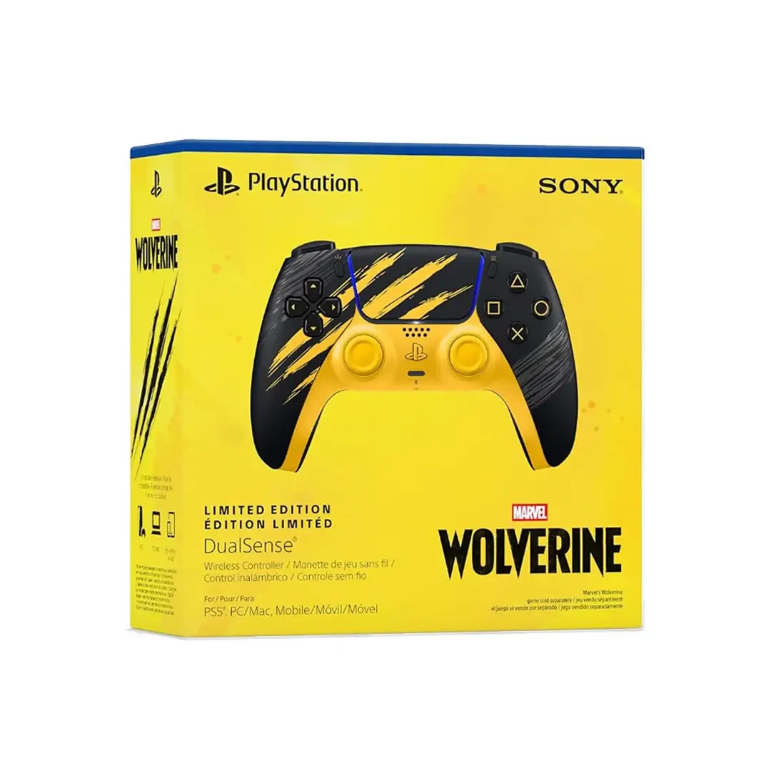 DualSense Wireless Controller – Marvel's Wolverine Battle Yellow Limited Edition