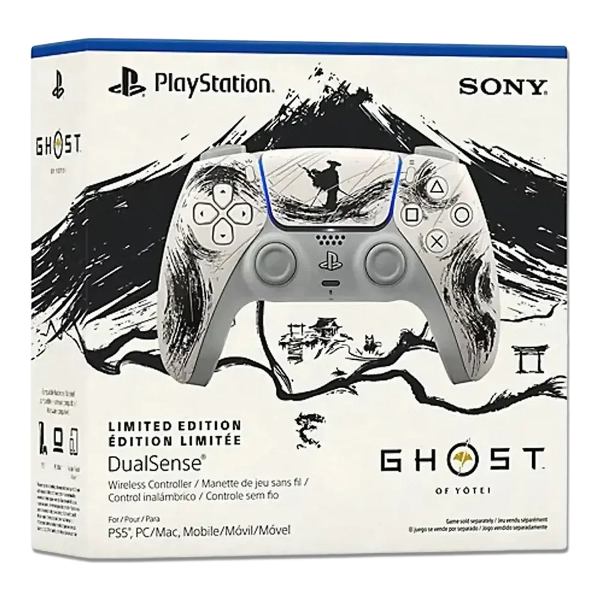 PS5 Dualsens Wireless Controller Ghost of Yotei Black Edition