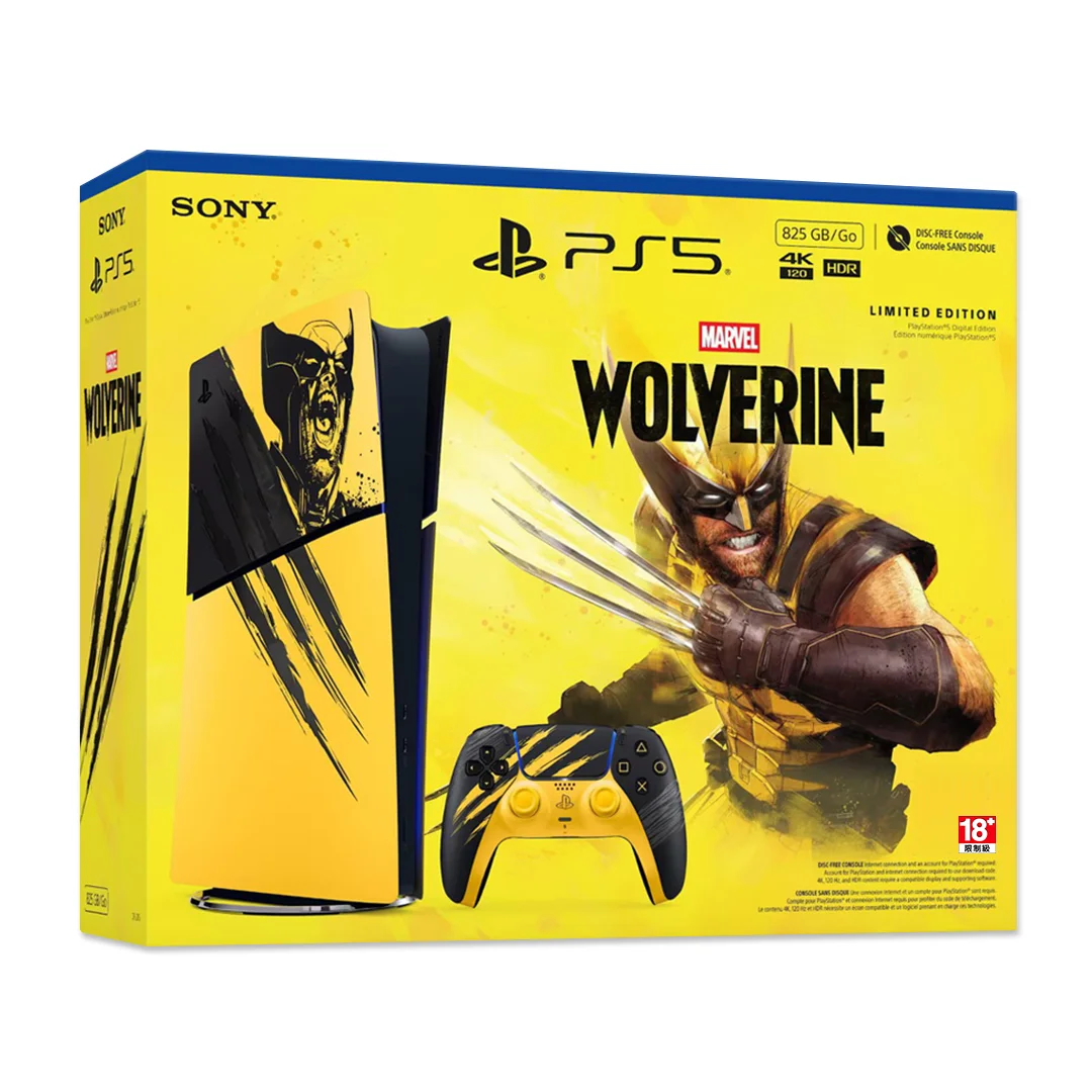 PlayStation 5 Digital Edition — Marvel's Wolverine Limited Edition (PS5)