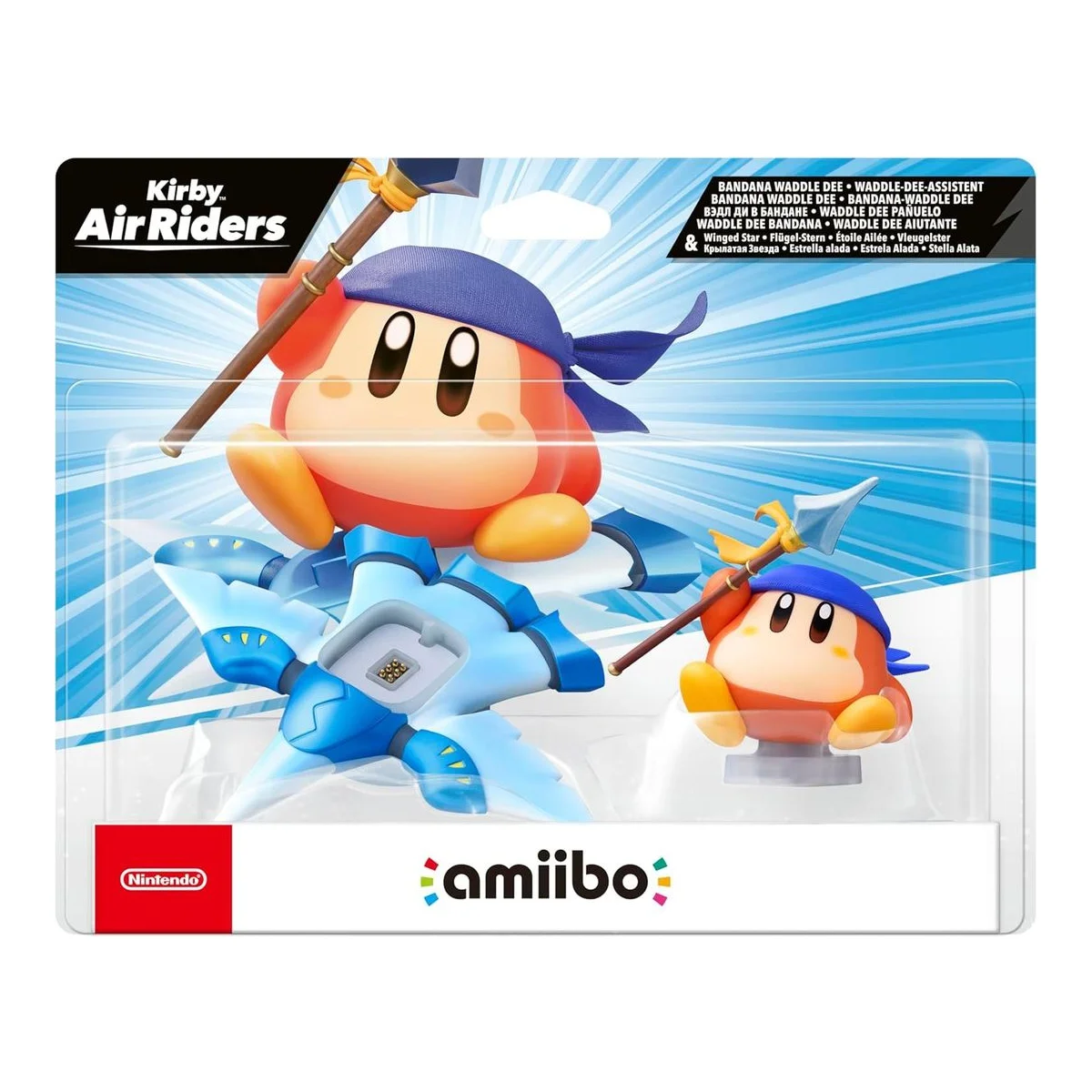 AMIIBO KIRBY AIR RIDERS BANDA WADDLE DEE AND WINGED STAR JP