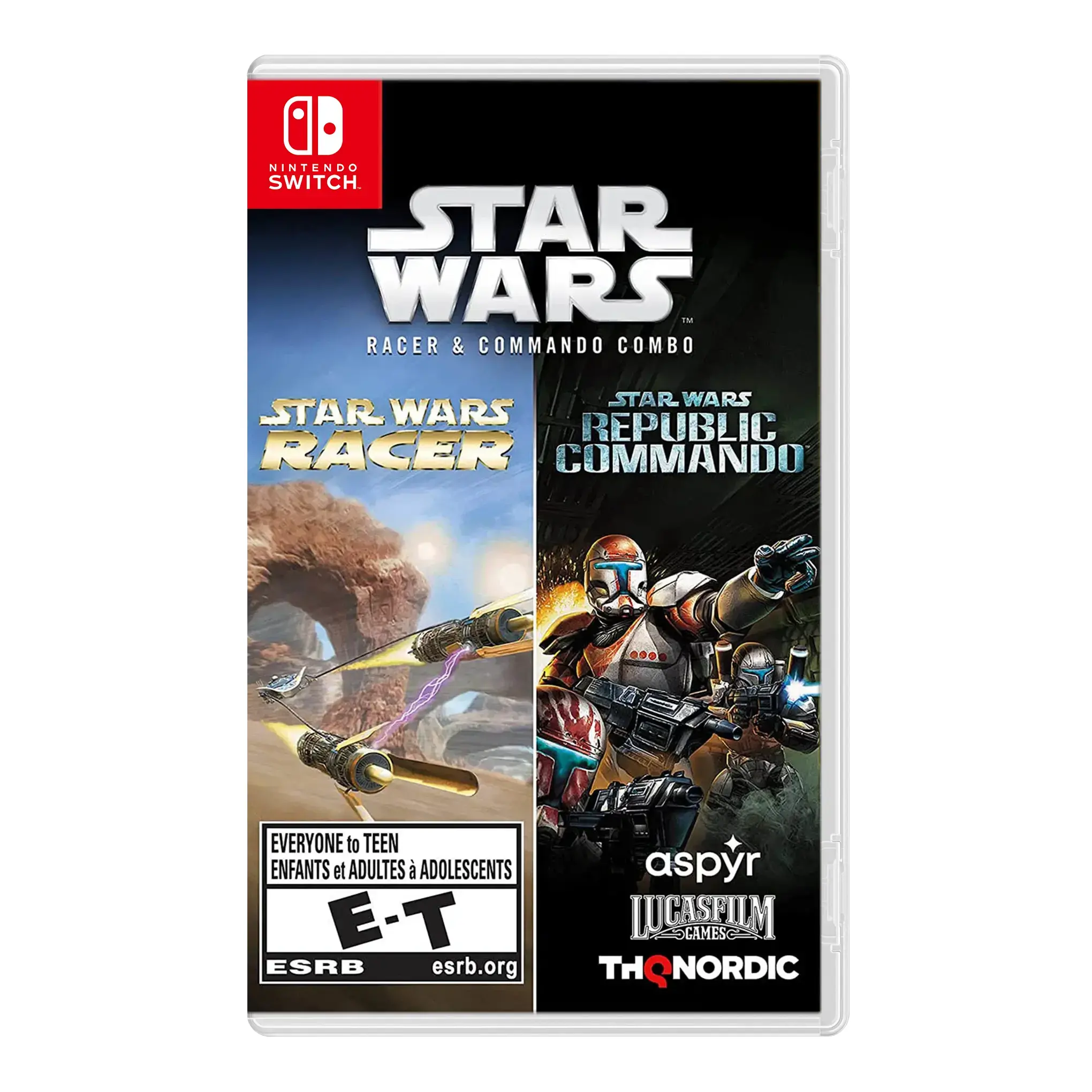Star Wars Racer & Commando combo (Nintendo Switch)